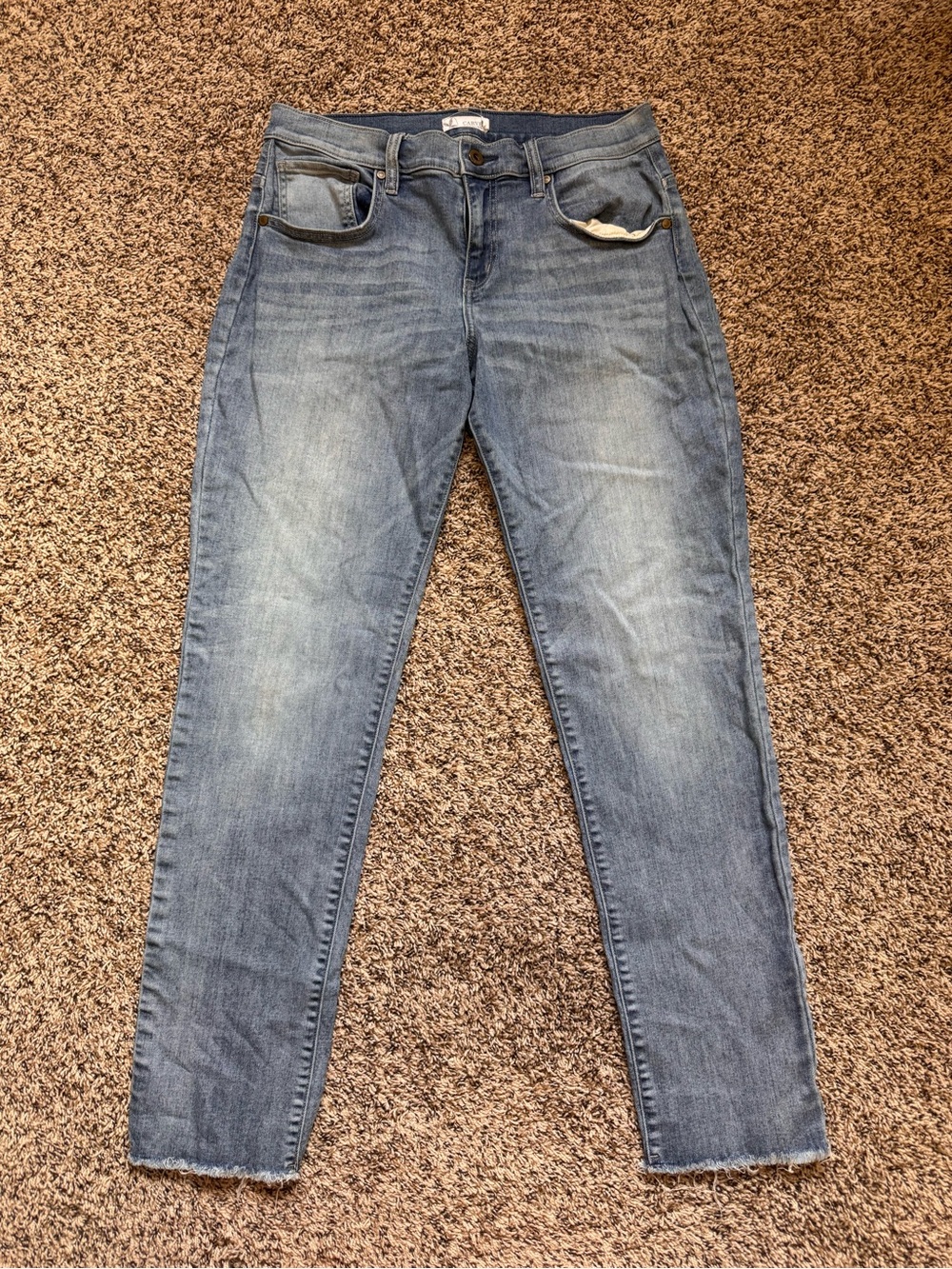 Carve Designs Women's Light Wash Straight Leg Jean